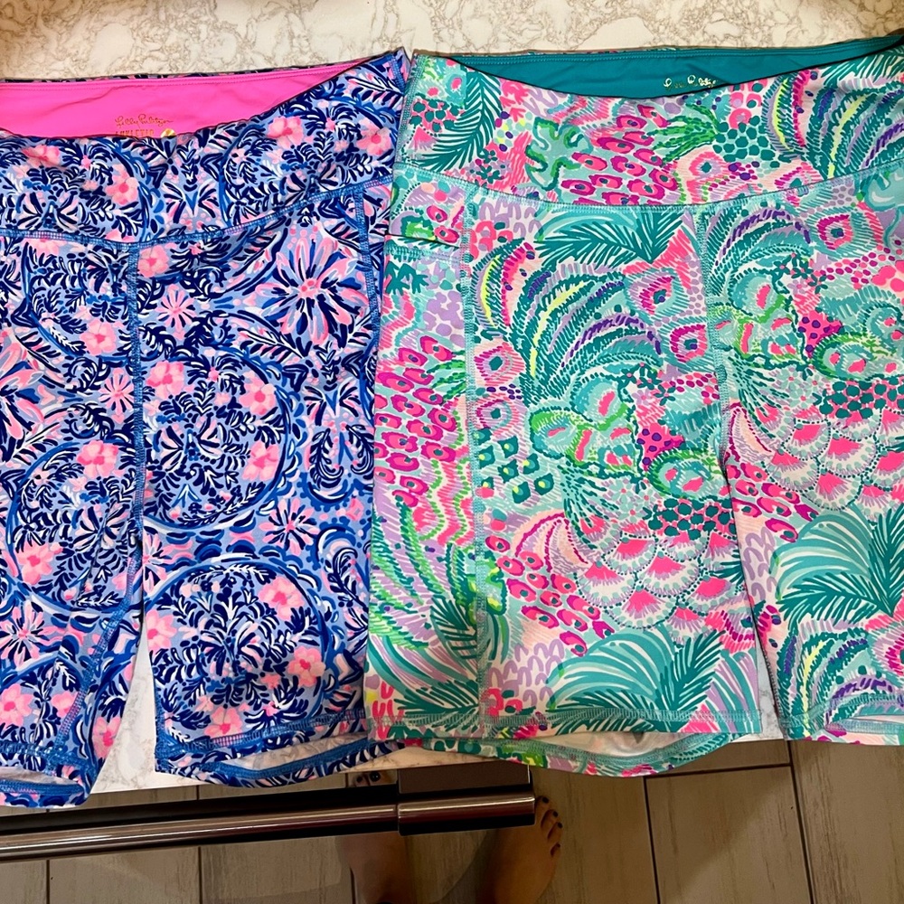 Lilly Pulitzer Luxletic Bike Shorts - 2 pair!